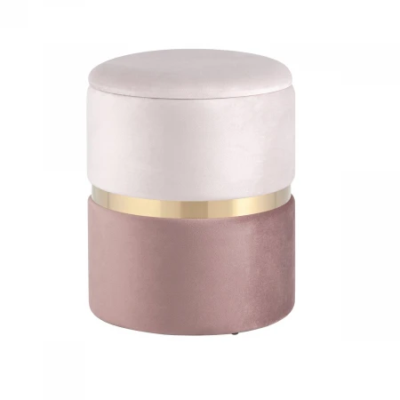 Пуф Stool Group Кэрри с ящиком велюр розовый 19A060VA-8167-33/30