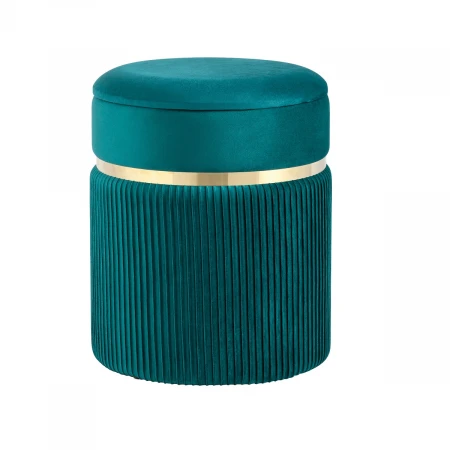 Пуф Stool Group Миранда с ящиком велюр бирюзовый 19B352VA-8167-64