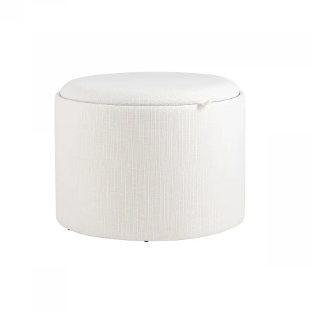 Пуф с ящиком Stool Group Хюгге L рогожка белая 19B260LLP YX1828-1
