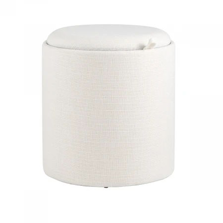 Пуф с ящиком Stool Group Хюгге S рогожка белая 19B260LSP YX1828-1