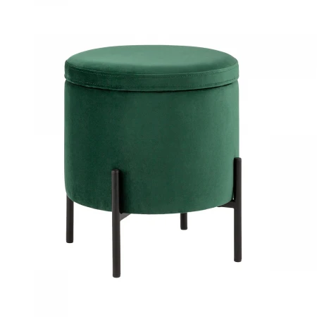 Пуф Stool Group Грейс велюр зелёный vd-grays-b19