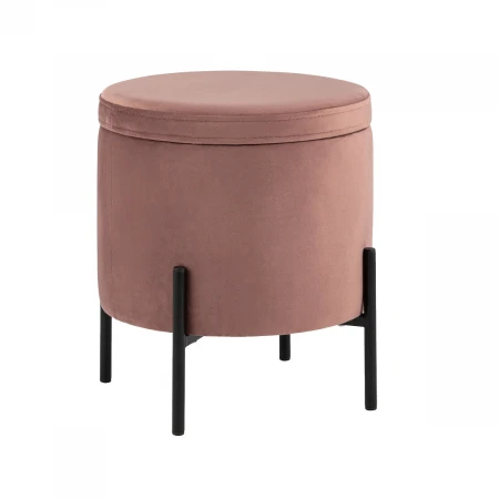 Пуф Stool Group Грейс велюр пыльно-розовый vd-grays-b15