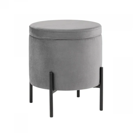 Пуф Stool Group Грейс велюр серый vd-grays-b27