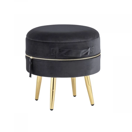 Пуф Stool Group Тильда велюр антрацит 19A206VF-MOMO-27