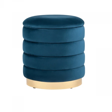 Пуф Stool Group Франсис велюр синий vd-fransis-b29