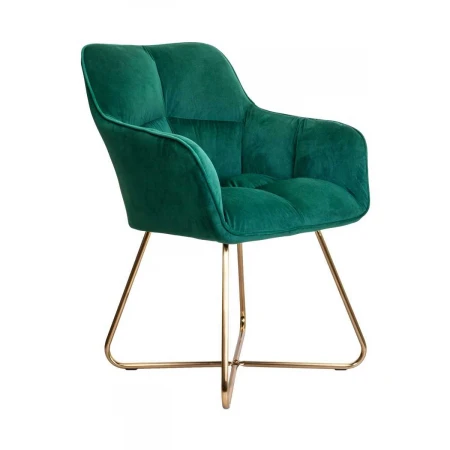 Кресло AksHome Florida зеленый, велюр 62669