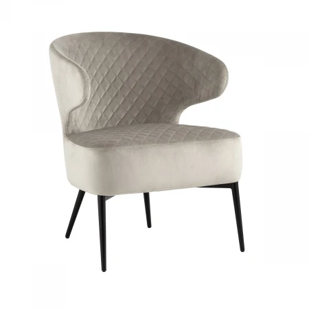 Кресло Stool Group Royal велюр светло-серый vd-royal-b25