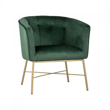 Кресло Stool Group Шале велюр зеленый FALETTE GREEN