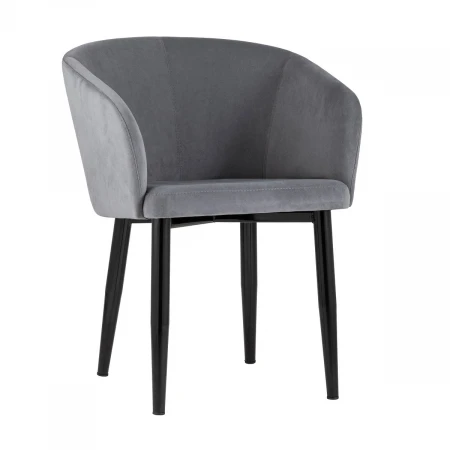 Кресло Stool Group Ральф велюр серый AV 302-N25-08