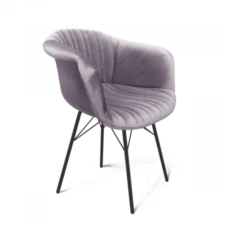 Кресло Sheffilton SHT-ST31-C1/S64 ледяная лаванда/черный муар 6005478102