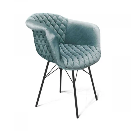 Кресло Sheffilton SHT-ST31-C4/S64 Аквамарин/черный муар 4785632001