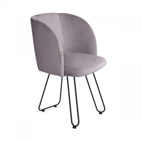 Кресло Sheffilton SHT-ST33/S106 сиреневая орхидея/черный муар 2084658502