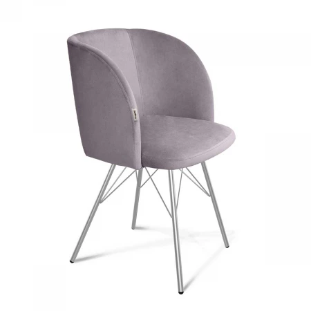 Кресло Sheffilton SHT-ST33/S37 сиреневая орхидея/хром лак 8010538104