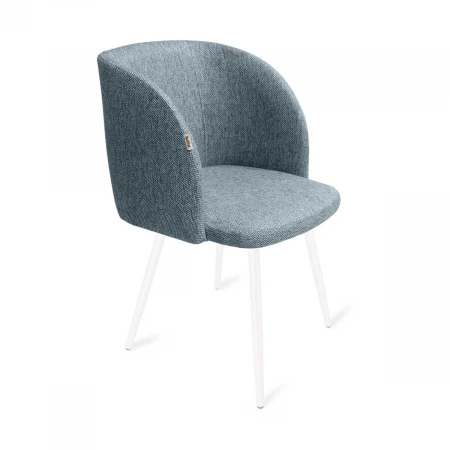 Кресло Sheffilton SHT-ST33/S95-1 синий лед/белый муар 7906171902