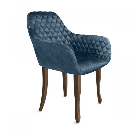 Кресло Sheffilton SHT-ST38/S122 синий пепел/темный орех/черный 7584100103