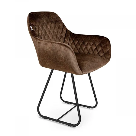 Кресло Sheffilton SHT-ST38/S38 кофейный трюфель/черный муар 3626420205