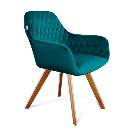 Кресло Sheffilton SHT-ST38/S39 альпийский бирюзовый/светлый орех 2546374910