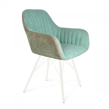 Кресло Sheffilton SHT-ST38-3/S37 вечерняя заря/белый муар 8572348801