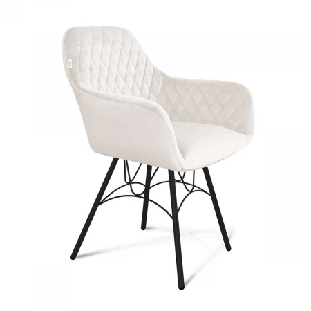 Кресло Sheffilton SHT-ST38/S100 зефирный/черный муар 7695242001