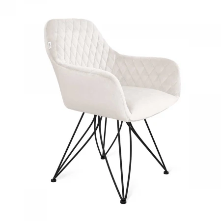 Кресло Sheffilton SHT-ST38/S113 зефирный/черный муар 1237893402