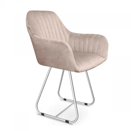 Кресло Sheffilton SHT-ST38-1/S38 лунный мрамор/хром лак 3861994001