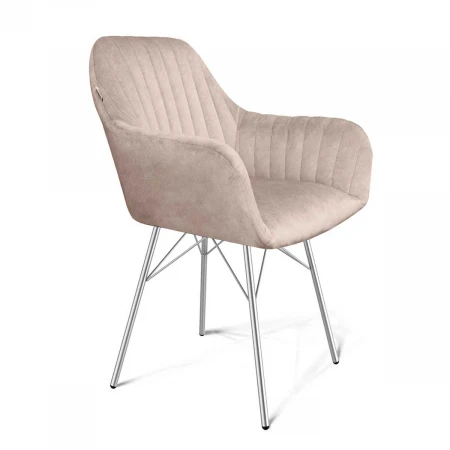 Кресло Sheffilton SHT-ST38-1/S64 лунный мрамор/хром лак 5941564401