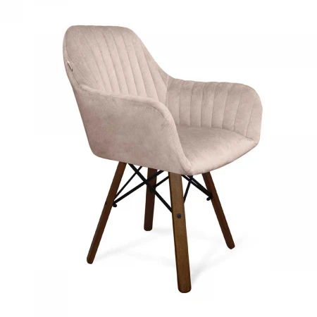 Кресло Sheffilton SHT-ST38-1/S70 лунный мрамор/темный орех/черный 8908251301