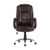 Кресло руководителя TopChairs Atlant коричневое D-430 brown