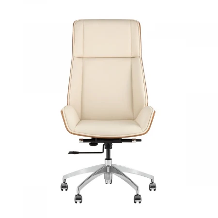 Кресло руководителя TopChairs Crown SN A312 8383-1 walnut back