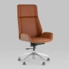 Кресло руководителя TopChairs Crown SN A312 8383-14 walnut back Кресло руководителя TopChairs Crown SN A312 8383-14 walnut back