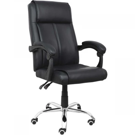 Кресло руководителя AksHome Brighton чёрный, экокожа 80024