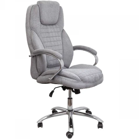 Кресло руководителя AksHome Paradis серый, ткань 57122