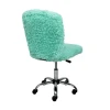 Детское кресло AksHome Fluffy мятный, искусственный мех 86384