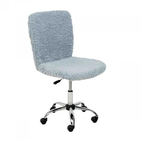 Детское кресло AksHome Fluffy серый, искусственный мех 86382