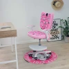 Детское кресло AksHome Pegas розовый с котятами, ткань 75262 Детское кресло AksHome Pegas розовый с котятами, ткань 75262