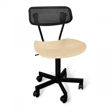 Детское кресло Sheffilton SHT-ST85/S121М черный/бежевый/черный муар 5789354411