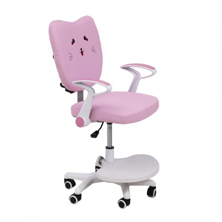 Детское кресло AksHome Catty котенок розовый, ткань 84763