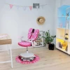 Детское кресло AksHome Catty фуксия с котятами, ткань 84764 Детское кресло AksHome Catty фуксия с котятами, ткань 84764
