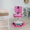 Детское кресло AksHome Catty фуксия с котятами, ткань 84764 Детское кресло AksHome Catty фуксия с котятами, ткань 84764