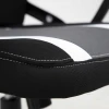 Игровое кресло AksHome Flaviy черный/серый/белый, ткань 86381