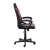 Игровое кресло AksHome Flaviy черный/серый/красный, ткань 86379