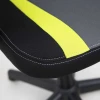 Игровое кресло AksHome Flaviy черный/серый/салатовый, ткань 86377