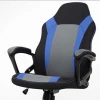 Игровое кресло AksHome Flaviy черный/серый/синий, ткань 86380