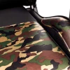 Игровое кресло AksHome Military черный, экокожа 80008