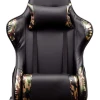Игровое кресло AksHome Military черный, экокожа 80008