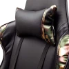Игровое кресло AksHome Military черный, экокожа 80008