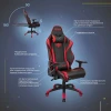 Игровое кресло AksHome Raptor красный + черный, экокожа 45721
