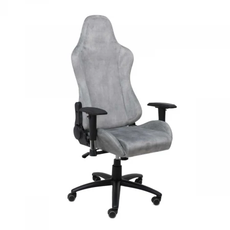 Игровое кресло AksHome Titan серый, ретро-велюр 83801