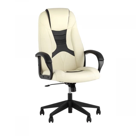 Игровое кресло TopChairs ST-Cyber 8 белый/черный экокожа ST-Cyber 8 WHITE