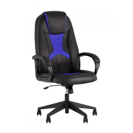 Игровое кресло TopChairs ST-Cyber 8 черный/синий экокожа ST-Cyber 8 BLUE